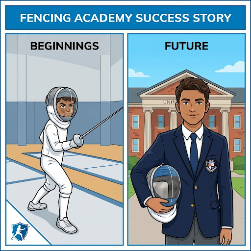 Inspirational fencing academy success story